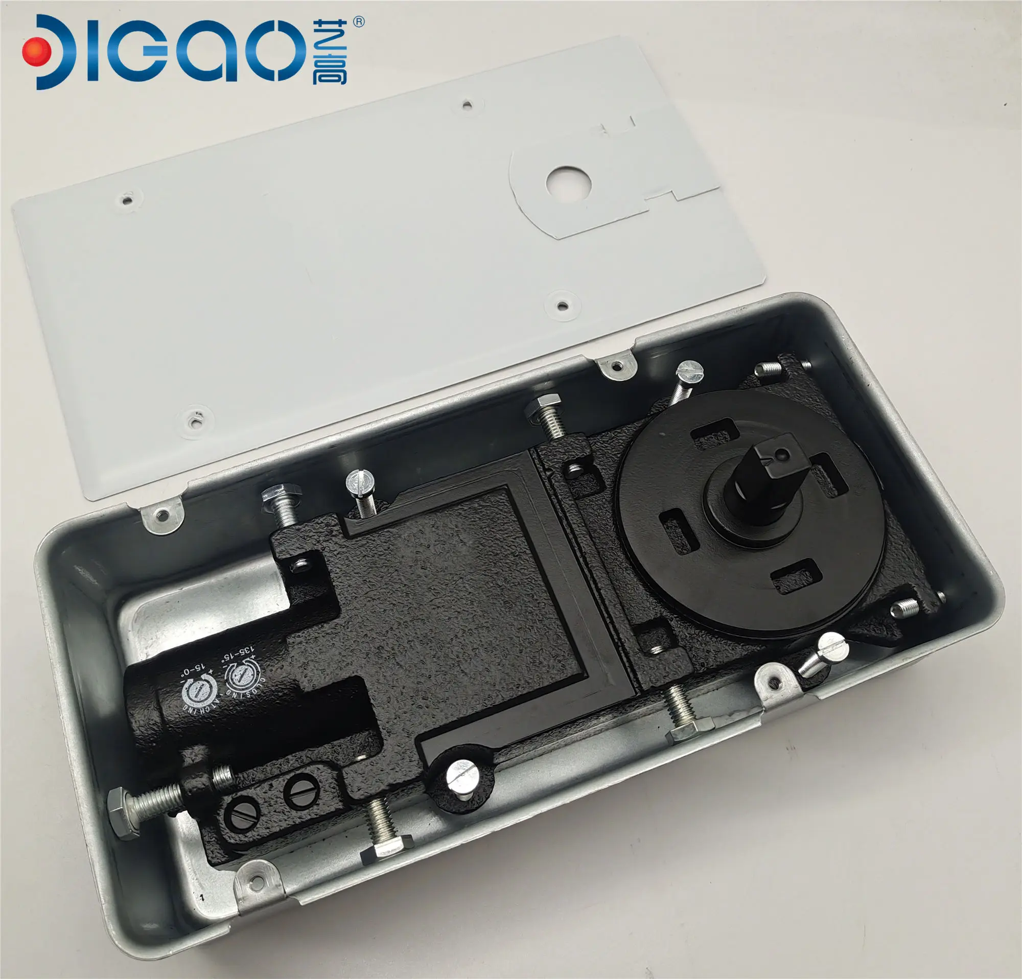 YG-730  double action glass door hydraulic floor hinge 180 degree door closer