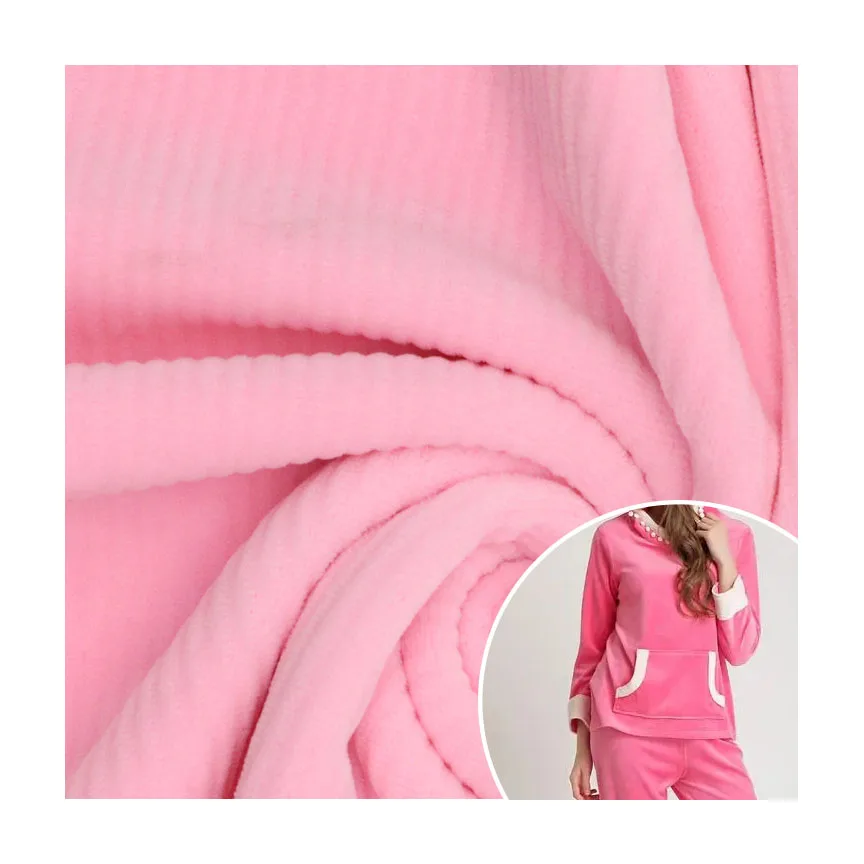 95%Polyester 5%Spandex Printing Korean Velvet Velour Fabric