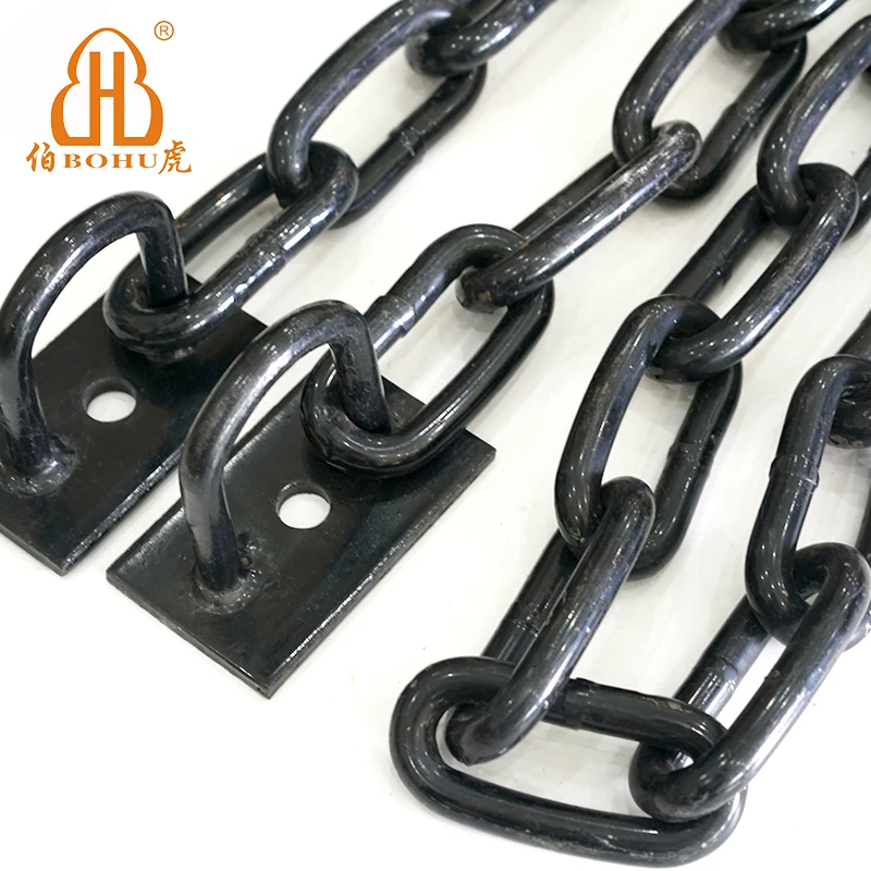 Производители цепочек BOHU, цепочки из черных звеньев, защитная цепочка из легированной стали