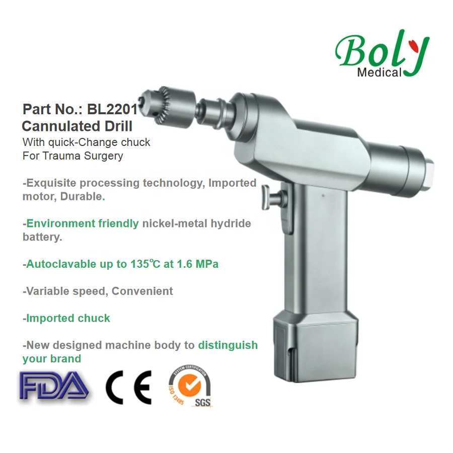 
Boly Medical-cannulated drill BL2201 for Othorpaedic surgeries 