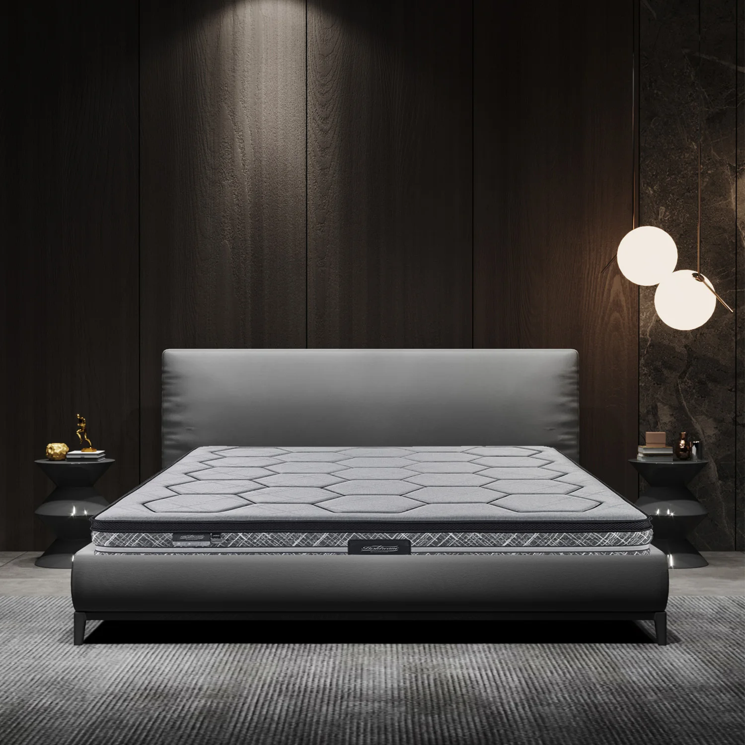 Mattress Manufacturer 5 Star Level Luxury Hotel King Size Spring Mattress For Home Funiture