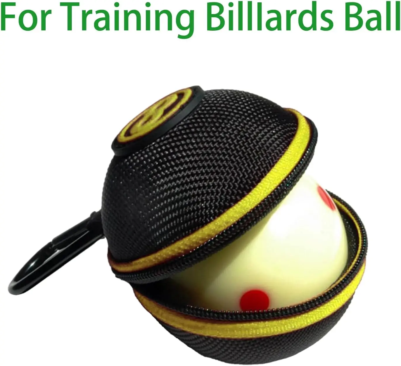 Sport Clip-on Case Cue Ball Bag for Attaching Cue Pool Balls Billiard Training Balls to Your Cue Stick Bag Strap Design