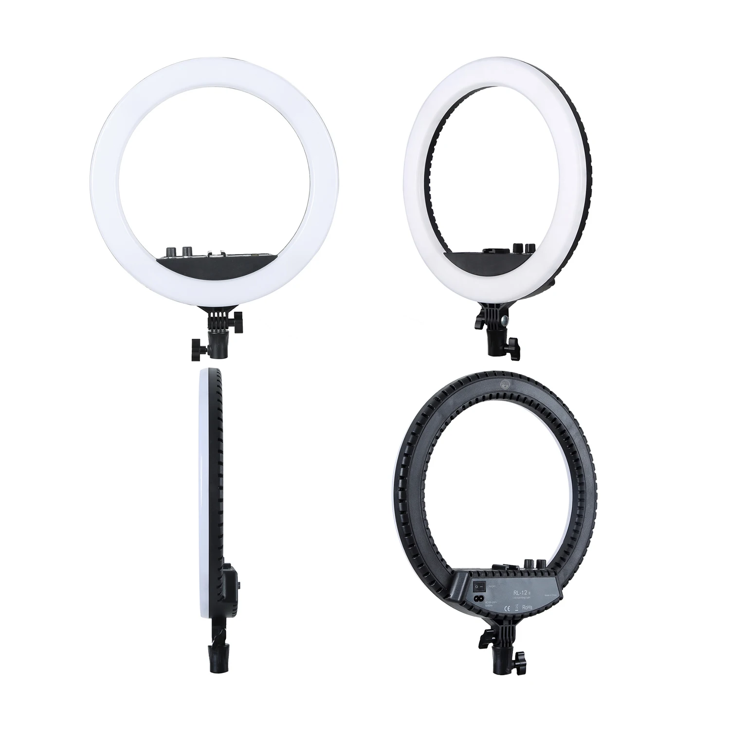 YouTube Video  Selfie live broadcast tool kit: 12'  led ring light and 2 meter light stand for  Makeup Portrait photography