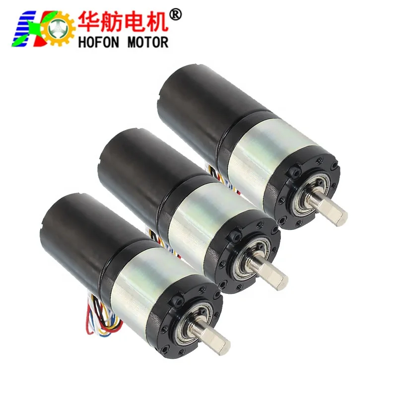 Hofon 42mm PG42-4260BL 12V 24V Built-in drive DC 12 volt geared motor Brushless Planetary Gear reduction motor