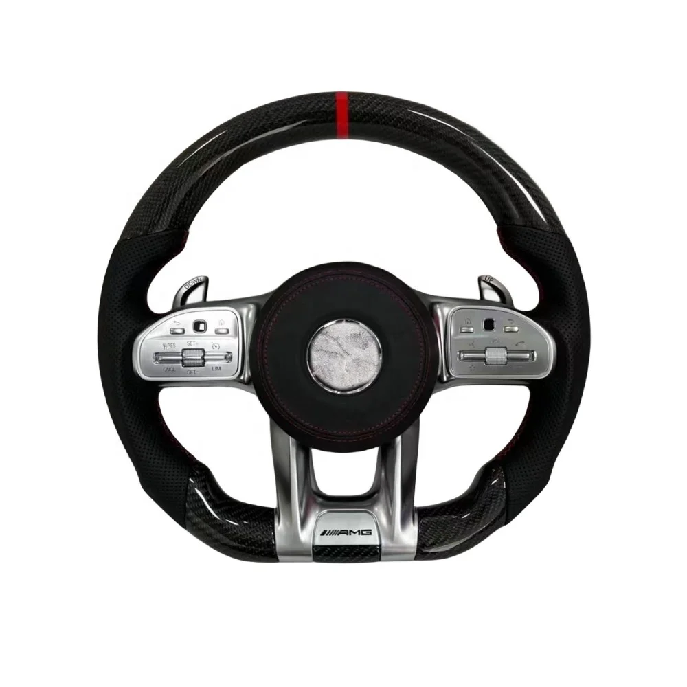 Custom Carbon Fiber Steering Wheel for Mercedes benz AMG G63 C63 S63 E63 Mercedes Benz Steering Wheel