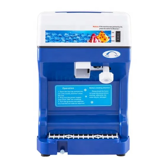 2021 Hot Sale Automatic Ice Crusher Commercial Portable Electric Ice Shaver Machine Wholesale