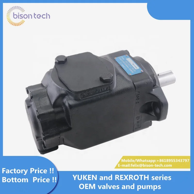 Hydraulic pump Parker DENISON T6C T6D T6E T6DC T6EC T6ED single and double pump T6 series high pressure vane pump