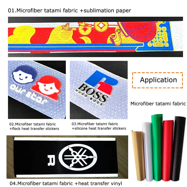 Customized Black Color Microfiber 3D Tatami Construction Fabric For Flocking Patches And Badges Fabric