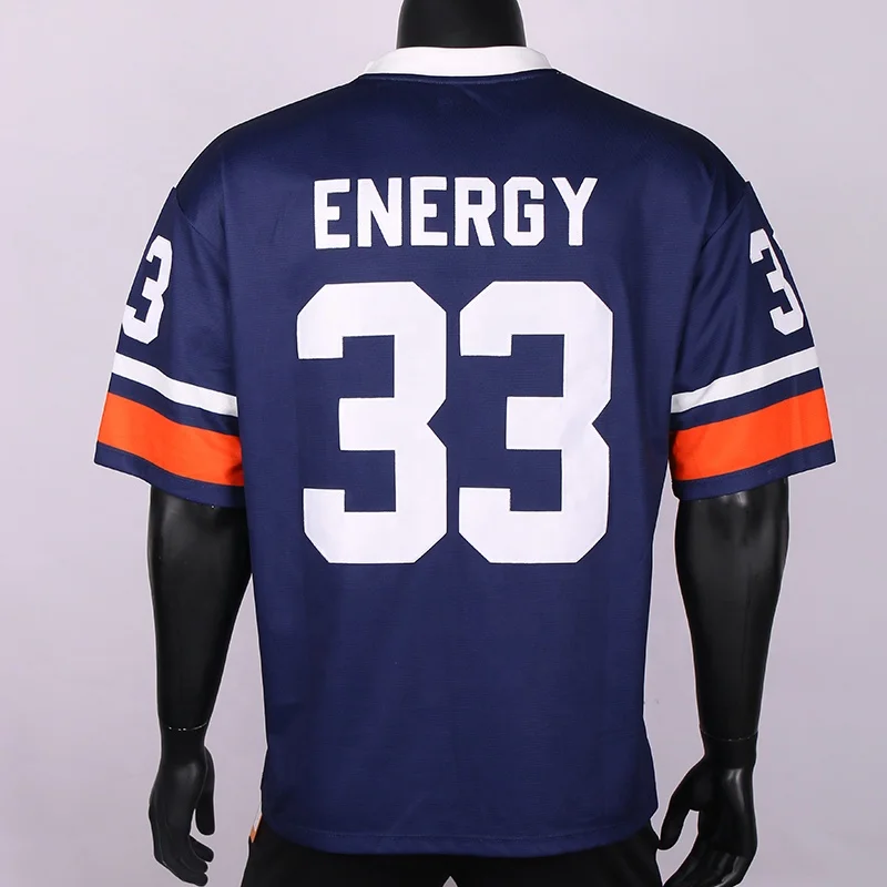 Custom High Quality Streetwear Football Jersey Sublimated Embroidered Boxy Shirt Custom Oversized Youth American Football Jersey