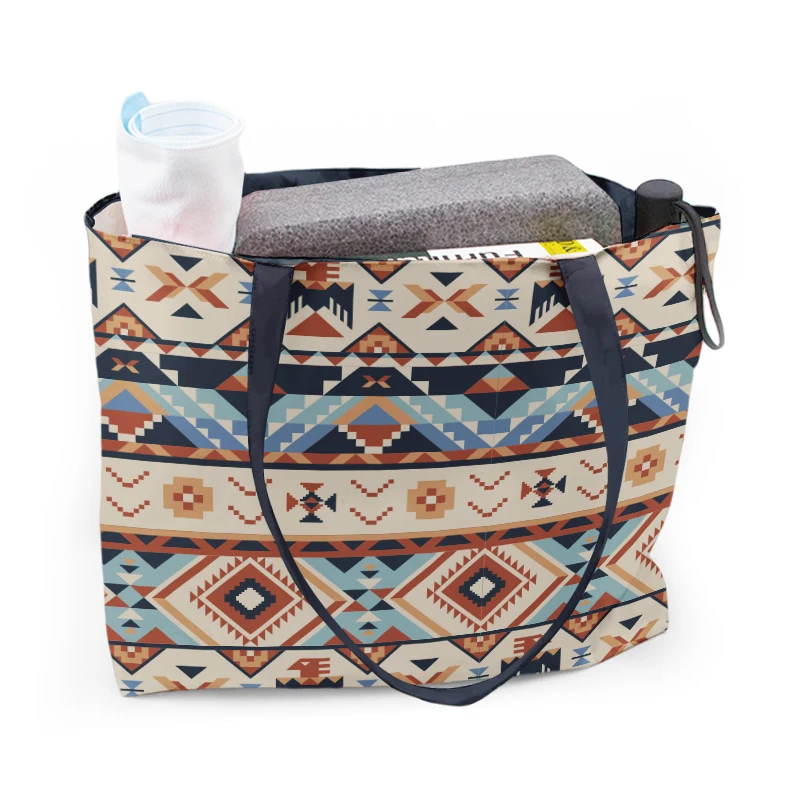 Custom Extra Large Waterproof Splash Proof Dupont Paper Zipper Beach Shopping Tyvek Tote Bag With custom pattern and logo