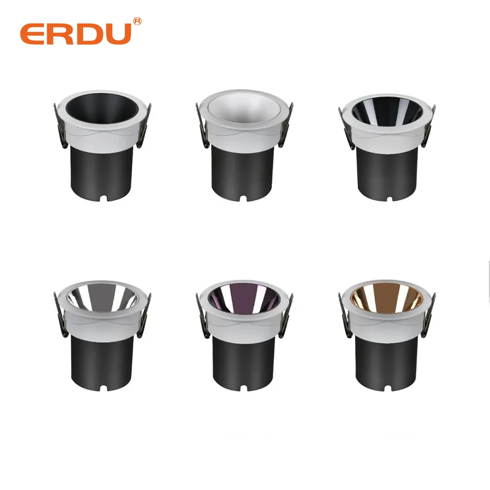 ERDU Led Spotlight 15 Watt Rgb Led Spotlight Wifi Tuya Control  Led Downlight Smart Home Light