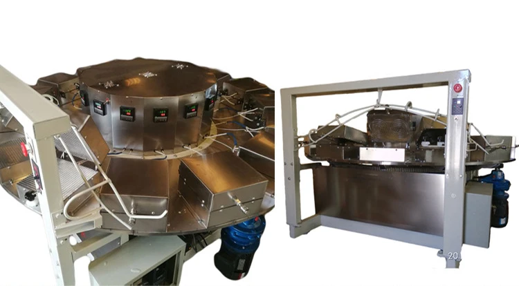 High Capacity Electric or Gas Baking Ice Cream Cone Waffle Biscuit Making Machine/ Cone Waffle Maker