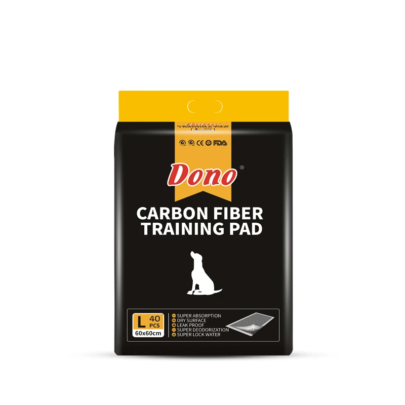 DONO Black Charcoal Puppy Pads | Puppy Potty Training Pads That ABSORB & NEUTRALIZE Urine Instantly