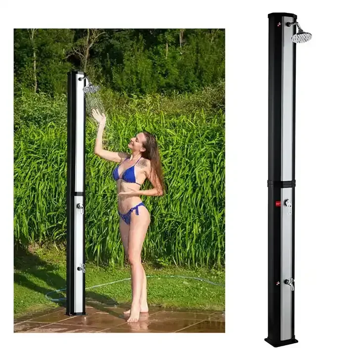 35L Octagonal PVC outside outdoor Solar Shower for swimming pool and garden