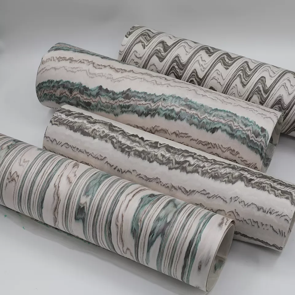 Greenland New Design Engineered wood veneer Green Colorful Furniture veneer