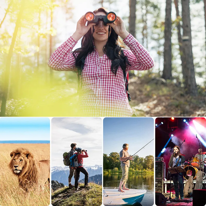 JSJM Wholesale High-Definition Telescope 60x60 High Magnification Low Light Night Vision Red Film Outdoor Telescope