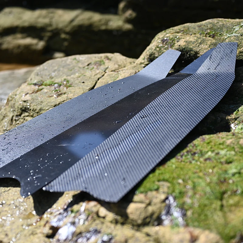 HOFI 3D Jacquard Carbon Fiber Diving Fins Long Flipper Freediving Blade Accessories for Training Swimming and Spearfishing
