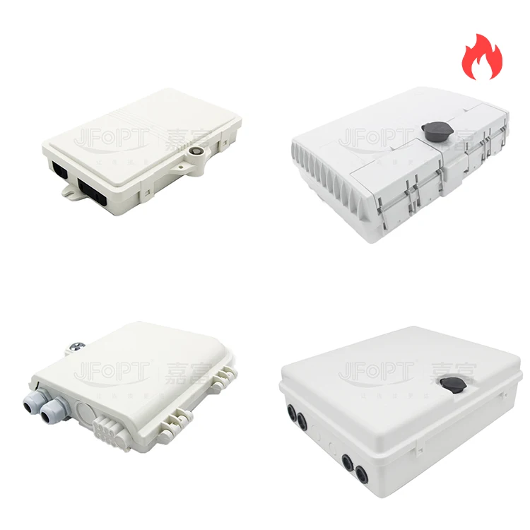 FTTH Termination Box Outdoor Fiber Distribution Box 2 4 8 12 16 24 Core Closure Junction plastic optical Fiber Box 16 core