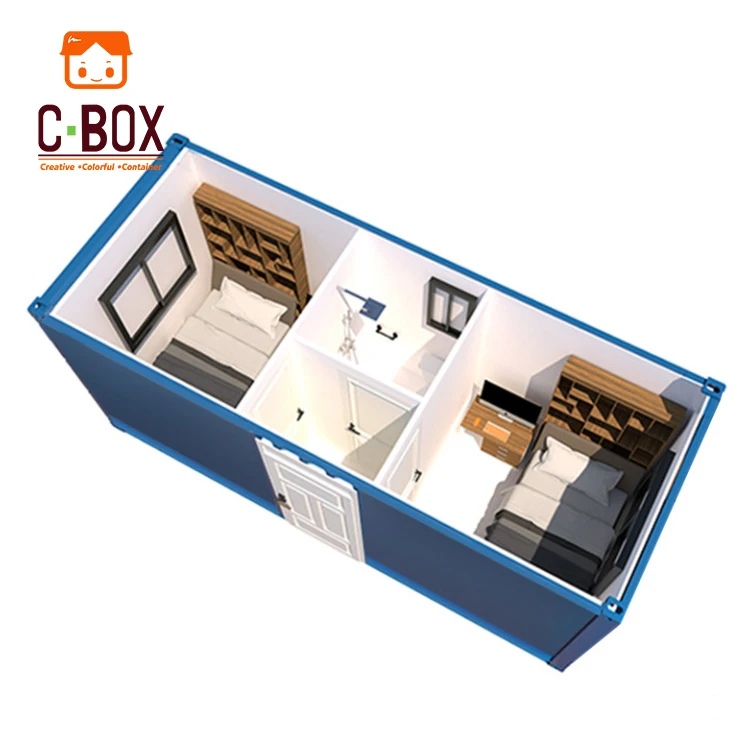 Luxury modern two story fully furnished mobile wooden prefab houses homes