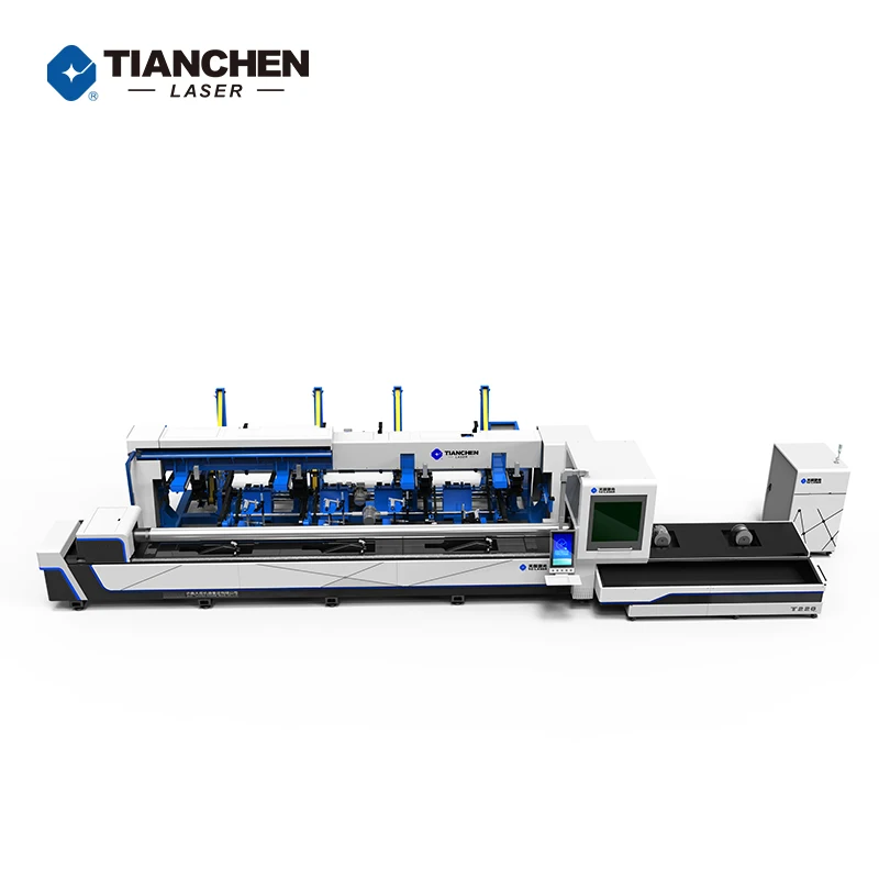 4KW Tube Fiber Laser Cutting Machine with Automatic Loading System