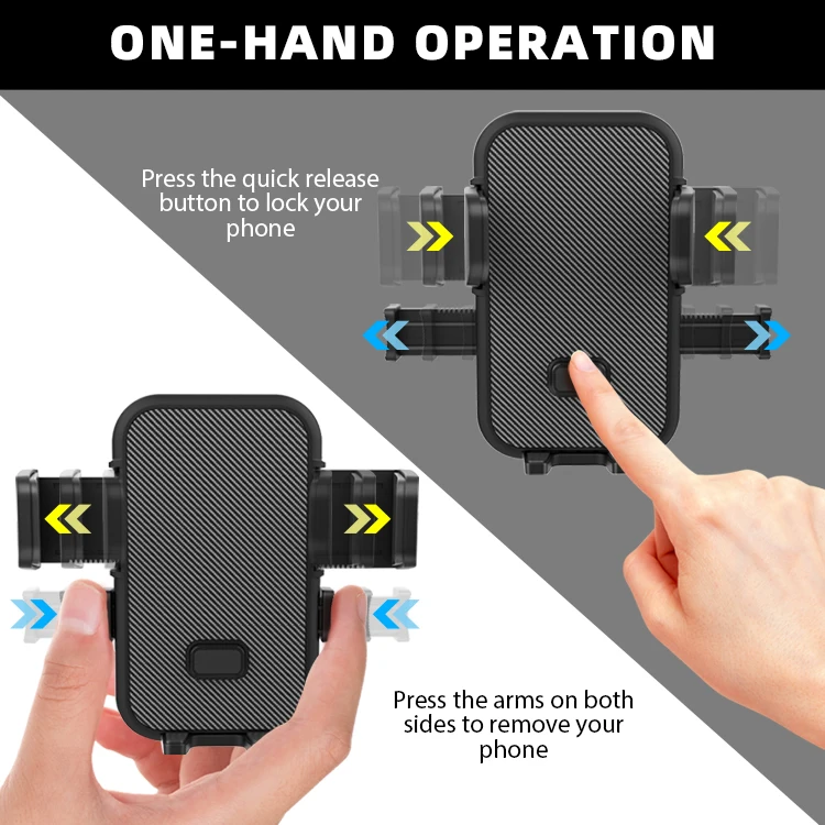 Newest Designed Universal Adjustable Car Vent One Touch Car Phone Holder