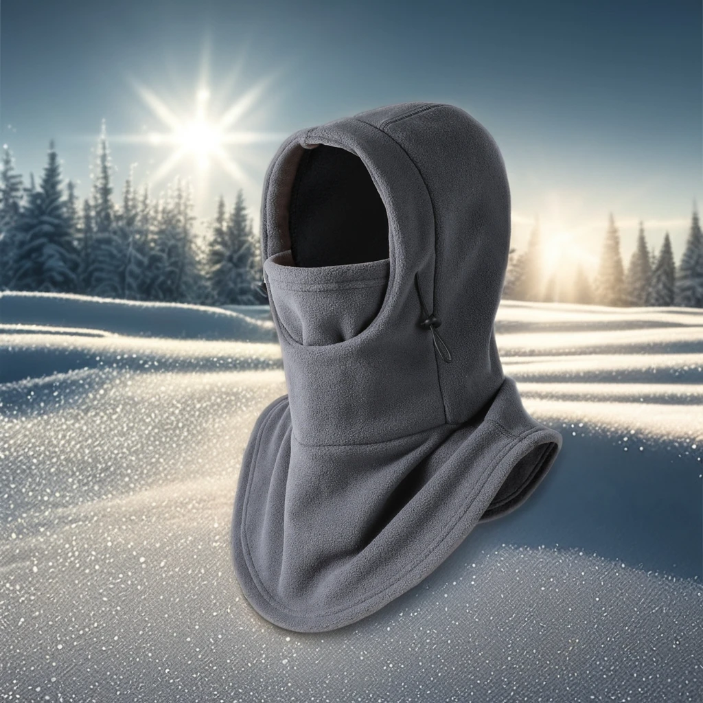 Custom Logo Balaclava Winter Warm Ski Mask with Windproof Feature Adjustable Full Face Mask for Adults for Sports Daily Use
