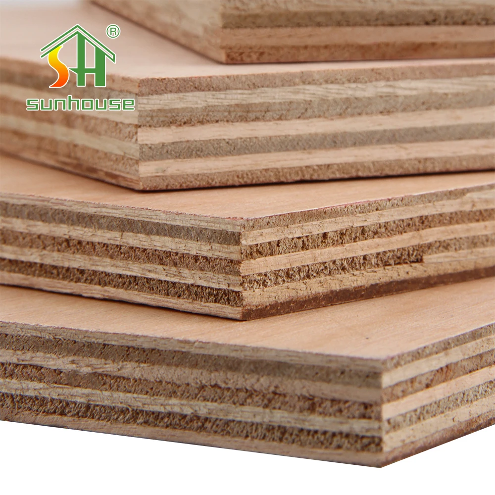 9mm/12mm/18mm Raw Eucalyptus Plywood 4x8 Plywood Cheap Laminated Plywood Board for Construction