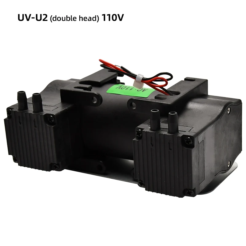 12V24V/110V/220V -85kpa небольшой DC диафрагменный вакуумный насос двойной компрессорный для медицинского оборудования или кровяного