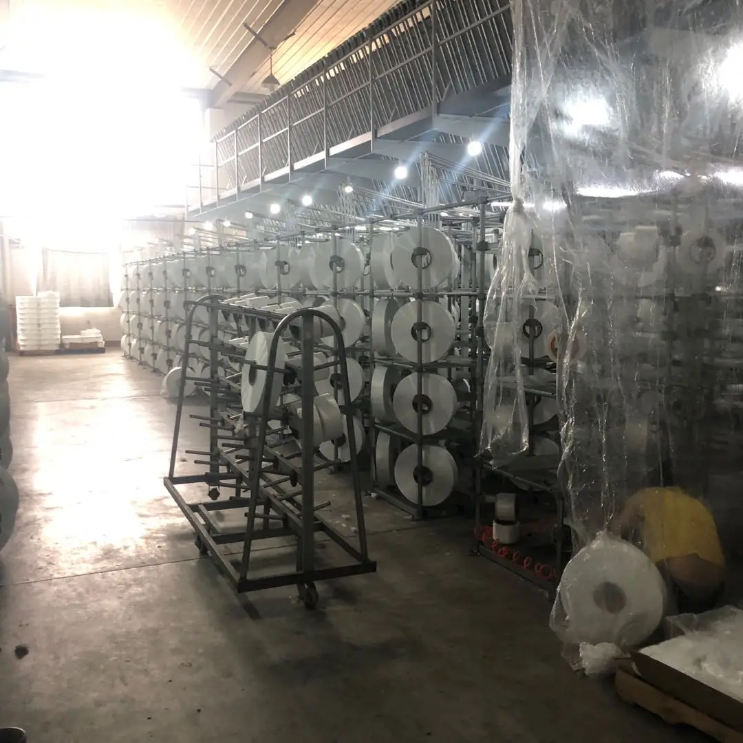 Полиэфирная пряжа класса аа 150D/48F dty полутусклый необработанный