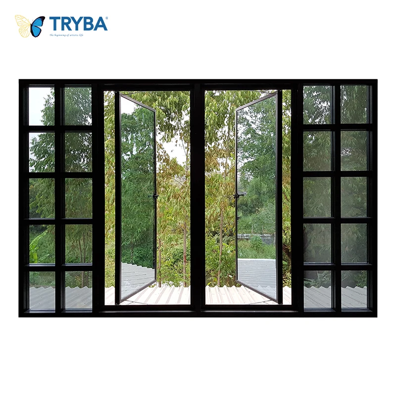 NFRC Thermal Break Aluminium Window Casement Double Glazing French Casement Window