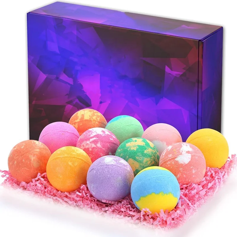 OEM красочные увлажняющие Пузырьковые Бомбочки для ванны