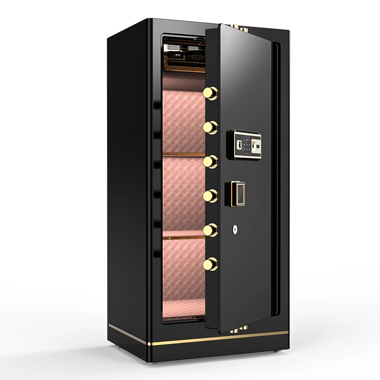 Safe box supplies hotel deposit gun security fingerprint smart book for money locker large deposit mini key vault small safe box