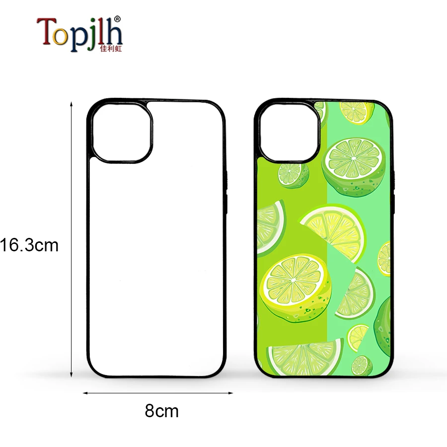 2024 Customized LOGO 2D TPU Sublimation blank phone cases soft edge full cover phone case for iP 16 Pro Max plus