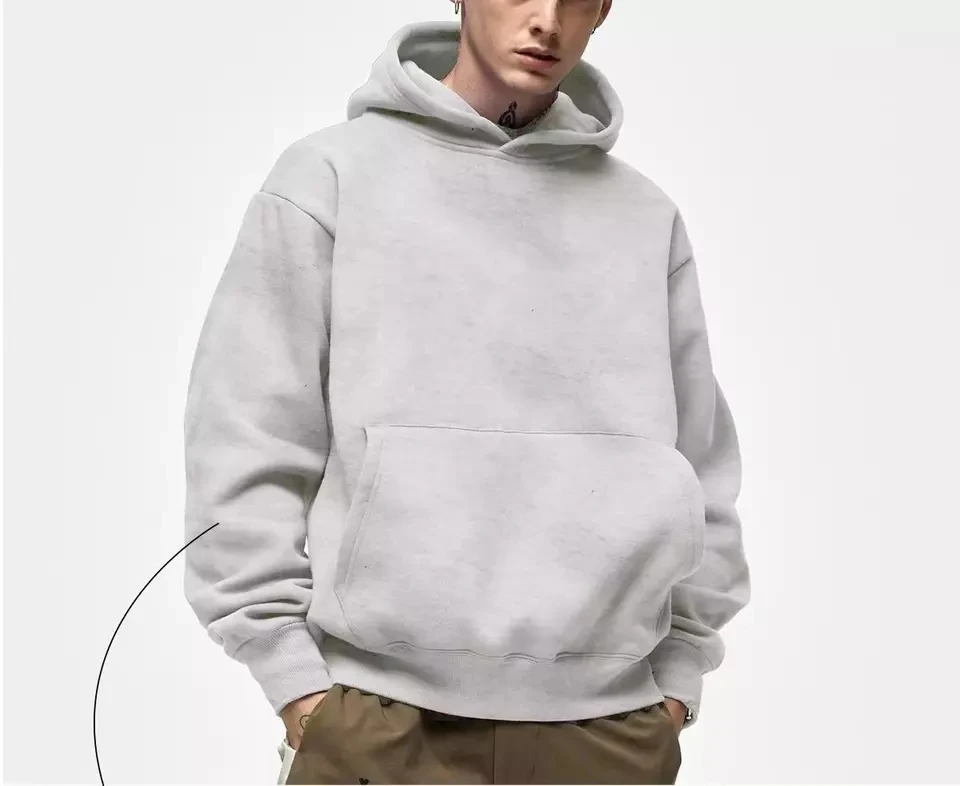 wholesales Hoodies athletic high  quality  Various Colored 100% Cotton Hoodie Streetwear Oversized Cotton Heavyweight Hoodies