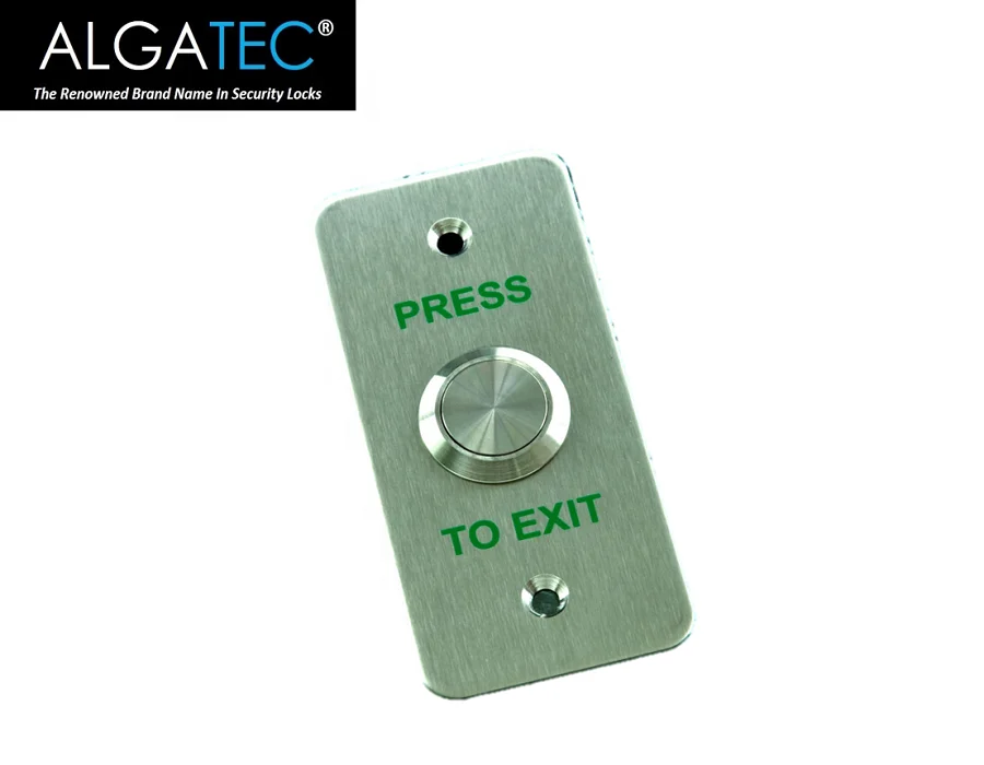 Vandal Resistant Access Control Exit Button 3 x 1