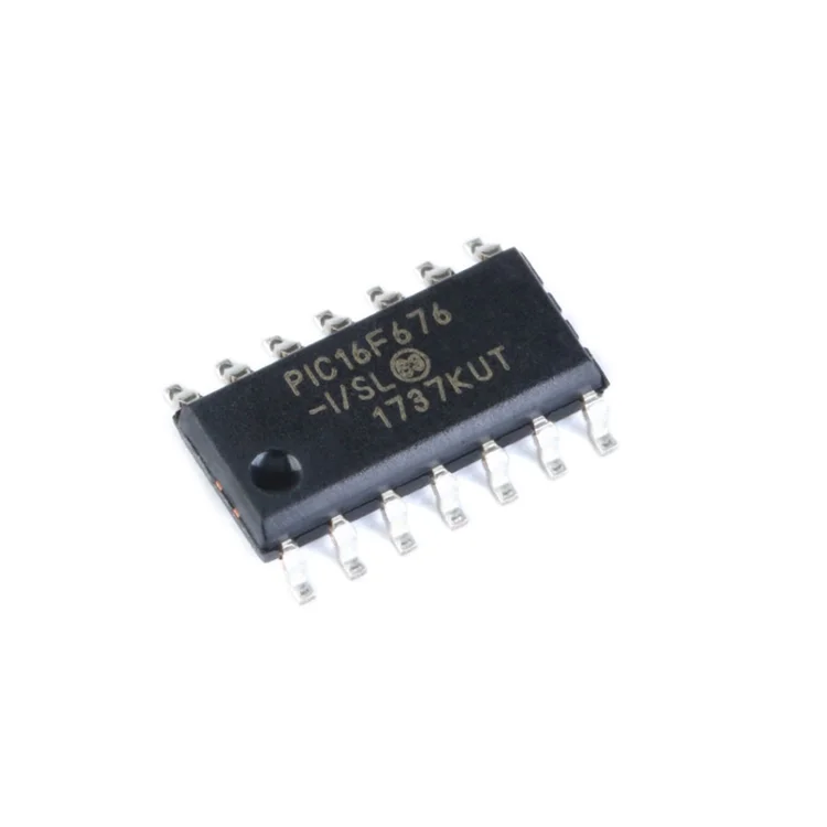 MCU 8-bit PIC RISC 1.75KB Flash 2.5V/3.3V/5V Automotive 14-Pin 16F676-I/SL PIC16F676 PIC16F676-I/ST