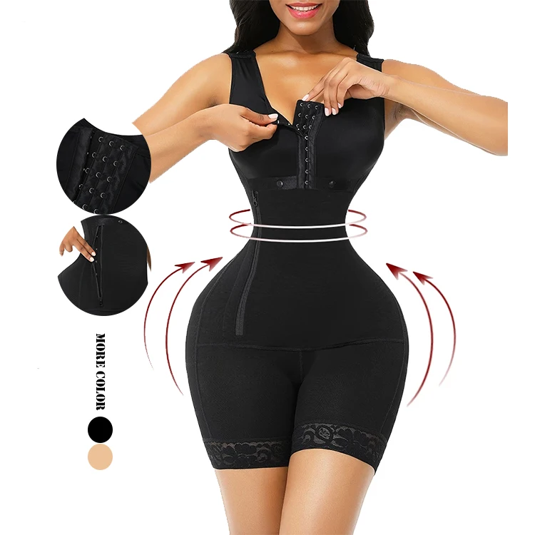 Wholesale Stage 3 Fajas colombianas Post Surgery Full Body Shaper Shapewear Tummy High Compression Body Shapewear For Women