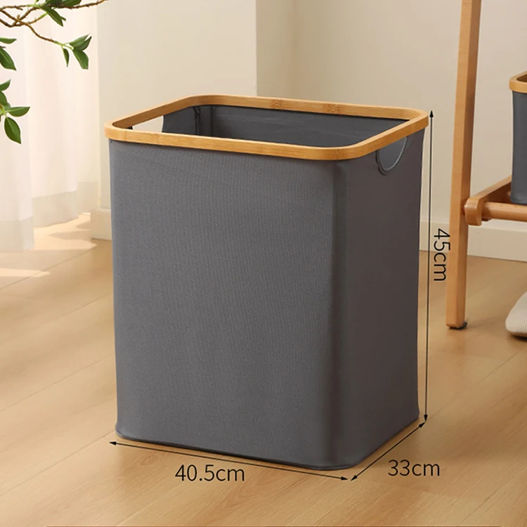 Custom Round Eco Friendly Felt Laundry Bathroom Clothes Storage Basket Laundry Storage