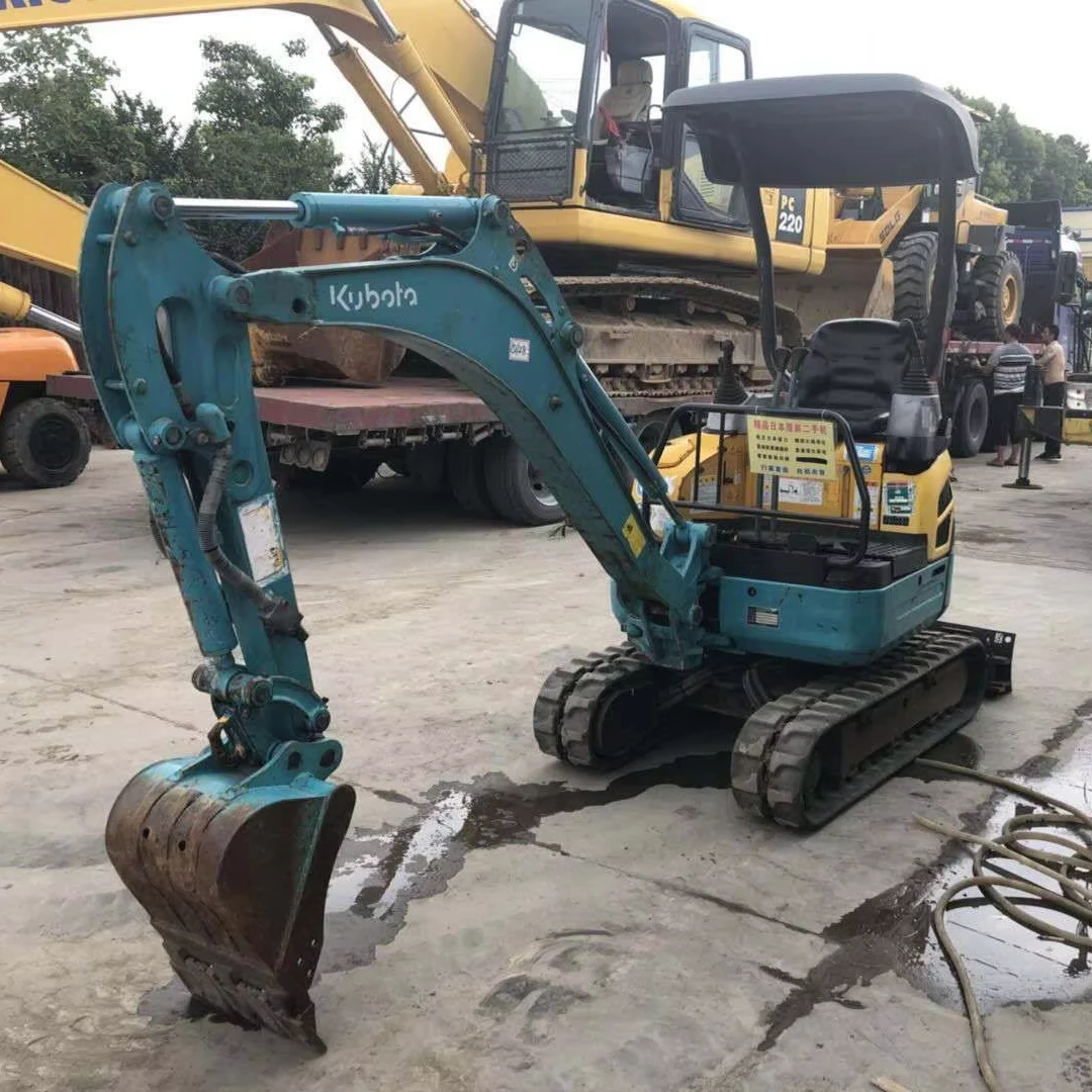 Used Mini construction equipment factory sells used excavators at low prices Kubota  U15S excavators in stock