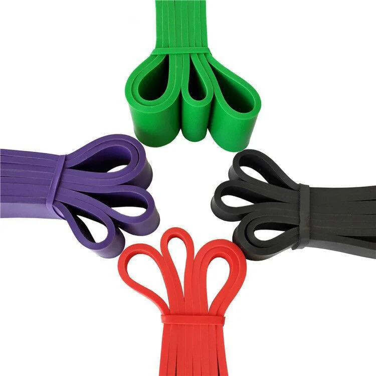 Customized Logo Colors Latex TPE Gym Fitness Pull Up Power Assist Resistance Band set