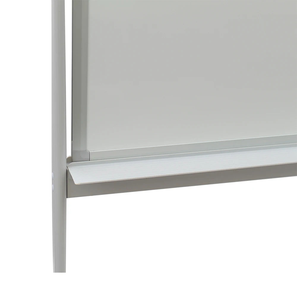 Custom Mobile Whiteboard One Sided Magnetic Dry Erase Whiteboard On Movable Stand Writing Notice Board