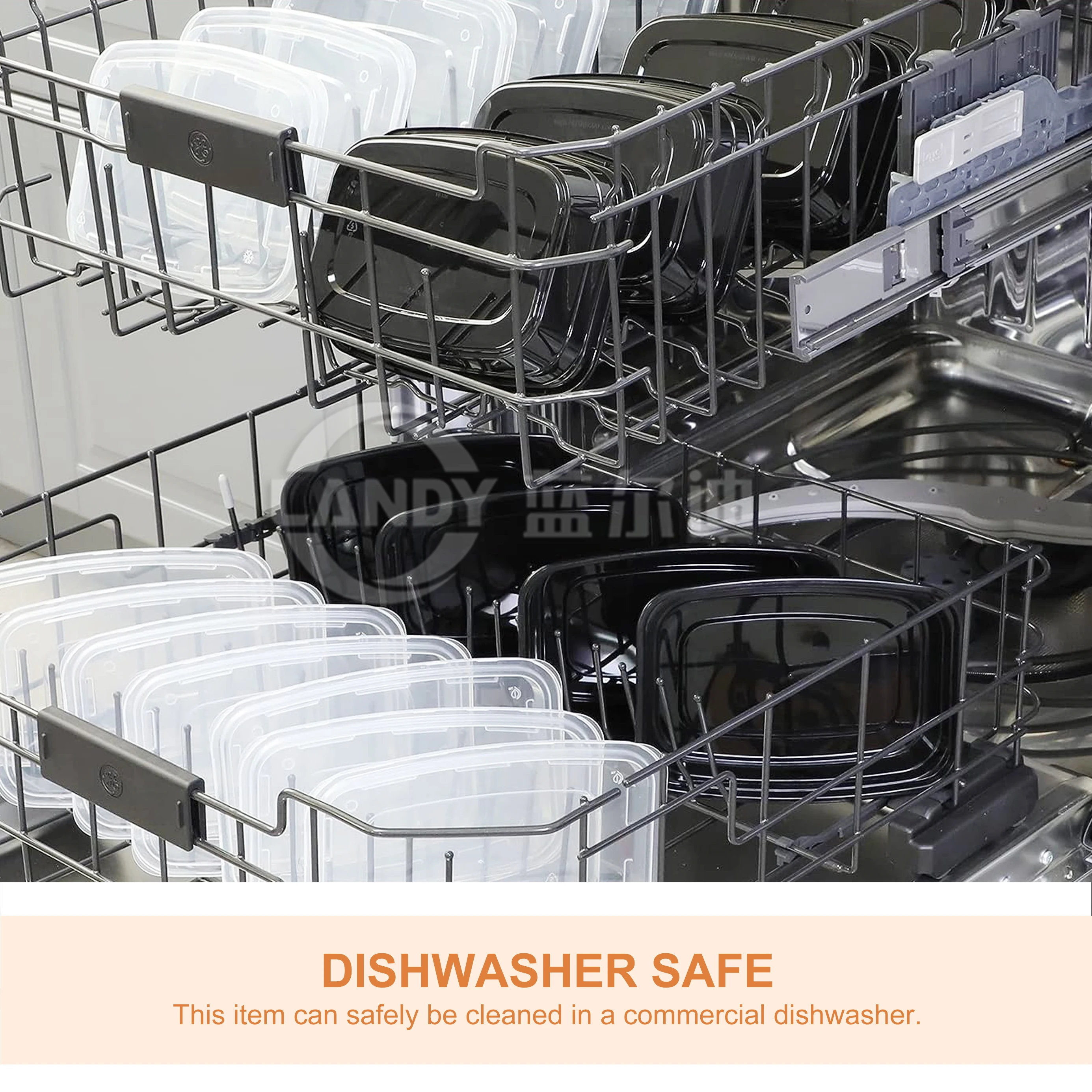 Meal Prep Containers Disposable Pp Meat Tray Plastic Food Box Tray