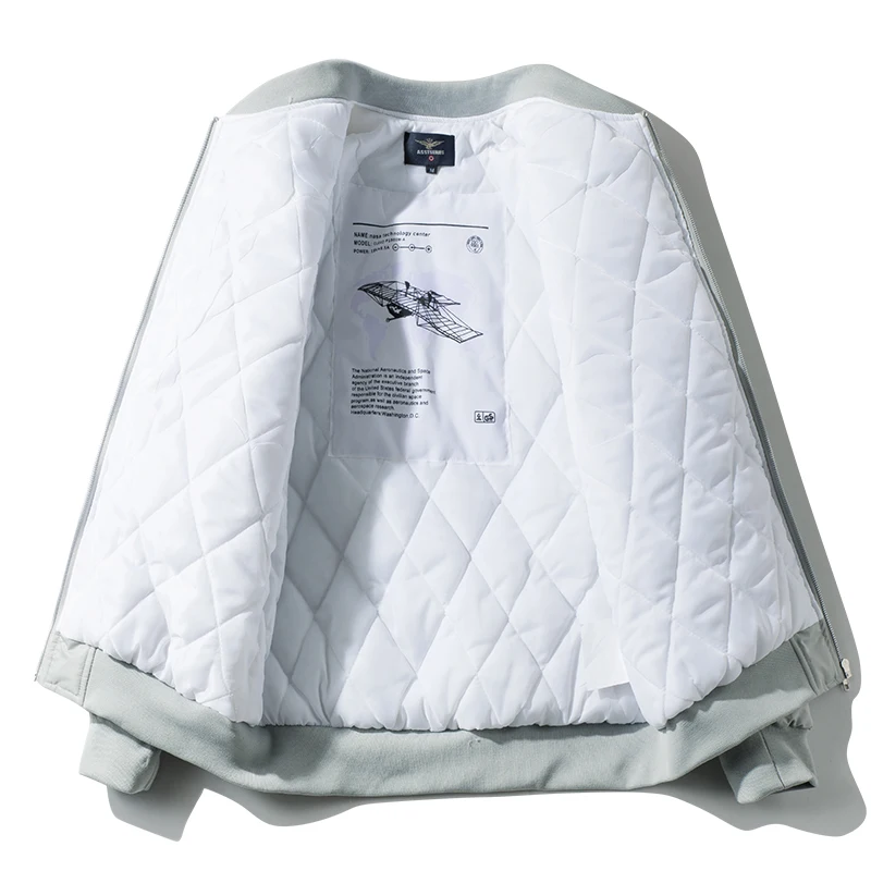 Latest Design Baseball Jacket Men Nasa Jackets with Plus Size Winter Thick Everyday Coat Sports Jacket