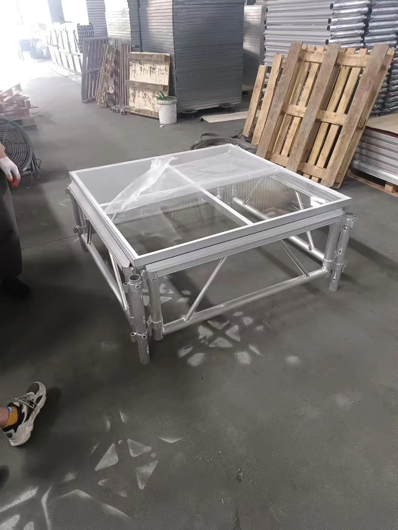 High quality Clear acrylic platform Custom Portable Dance Floor Stage for sale