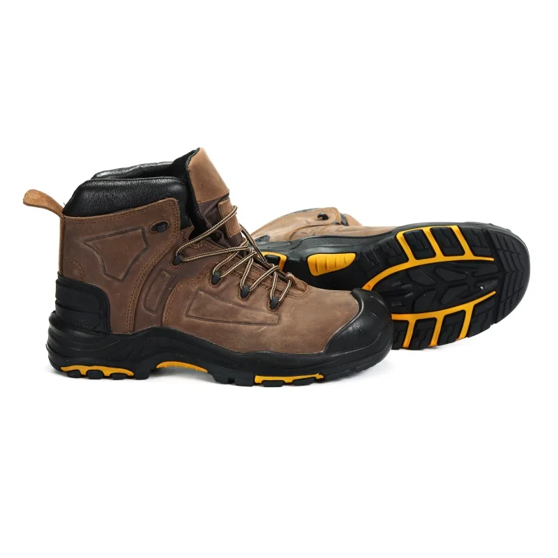 wholesale Custom high quality security cap steel toe protect Industrial Work Shoe Safety Boots