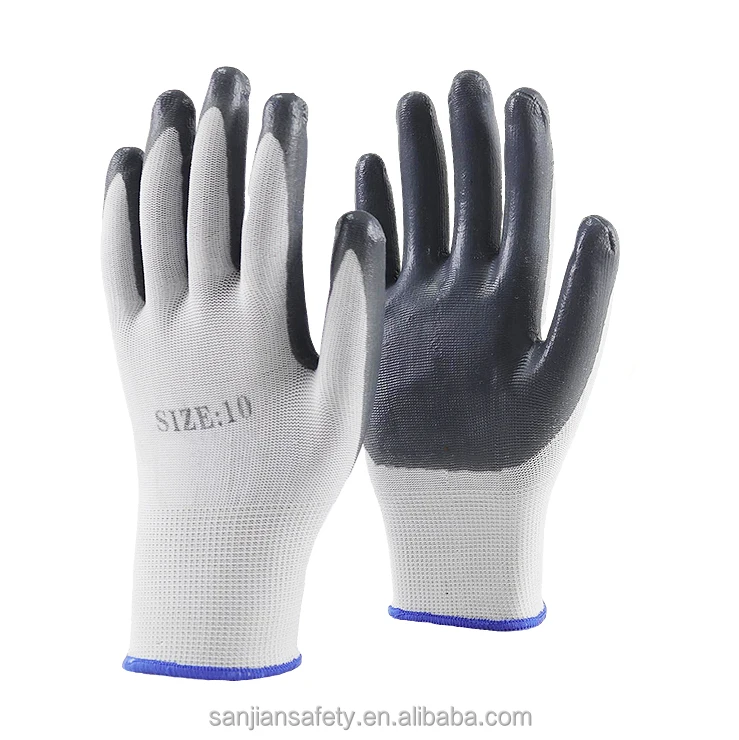 Heavy Duty Fully Anti Cut Nitrile Construction Glove Flexible Thornproof Nitrile Gardening Gloves