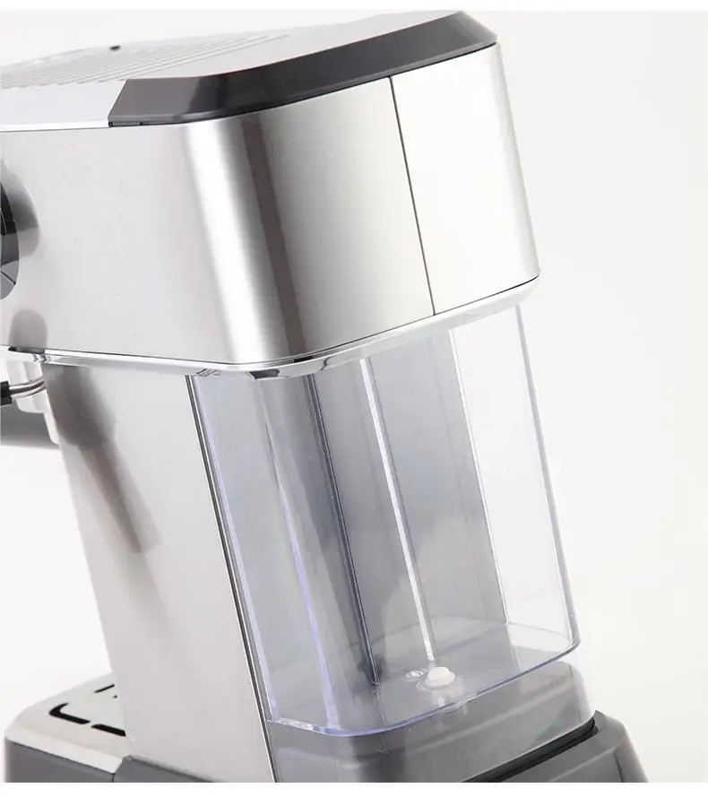 Маленькая электрическая Полуавтоматическая кофеварка Expresso из нержавеющей стали с питальным насосом давления 15 бар