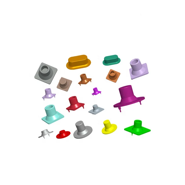 Одиночные силиконовые резиновые кнопки и клавиатуры с проводящей силиконовой резиновой кнопкой