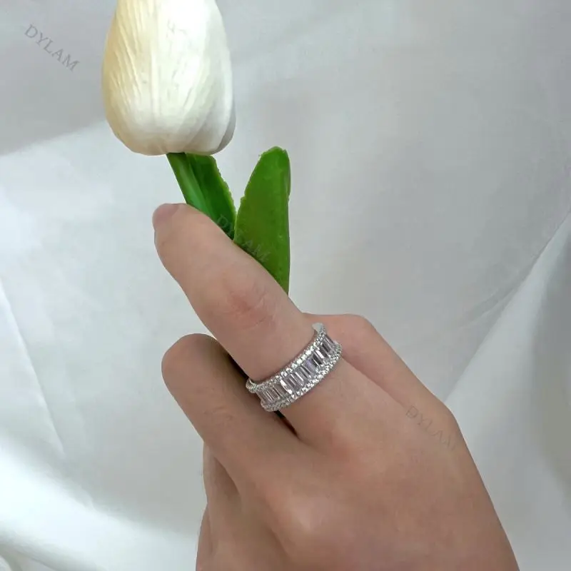 Flower Open Ring Material White Sea Shell Girls Do Not Fade 18K Gold Plating engagement ring pens