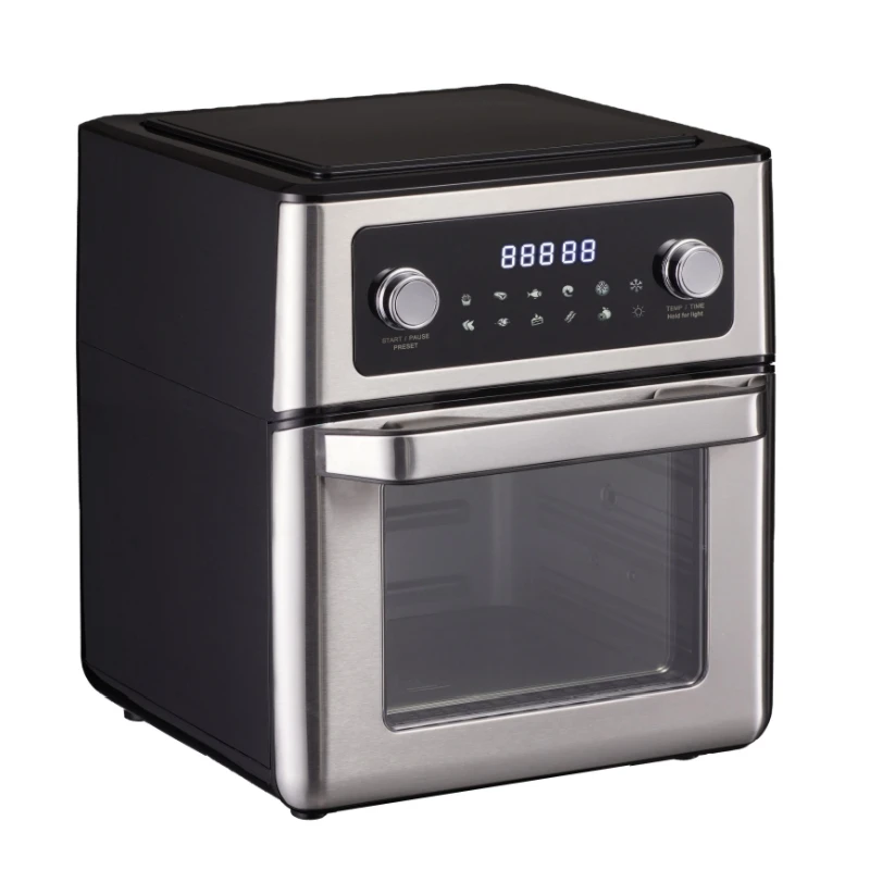 Wholesale view window buy industrial cooker 1700w combo microwave oven rotisserie doubl 10 in 1 smart baking oven and air fryer